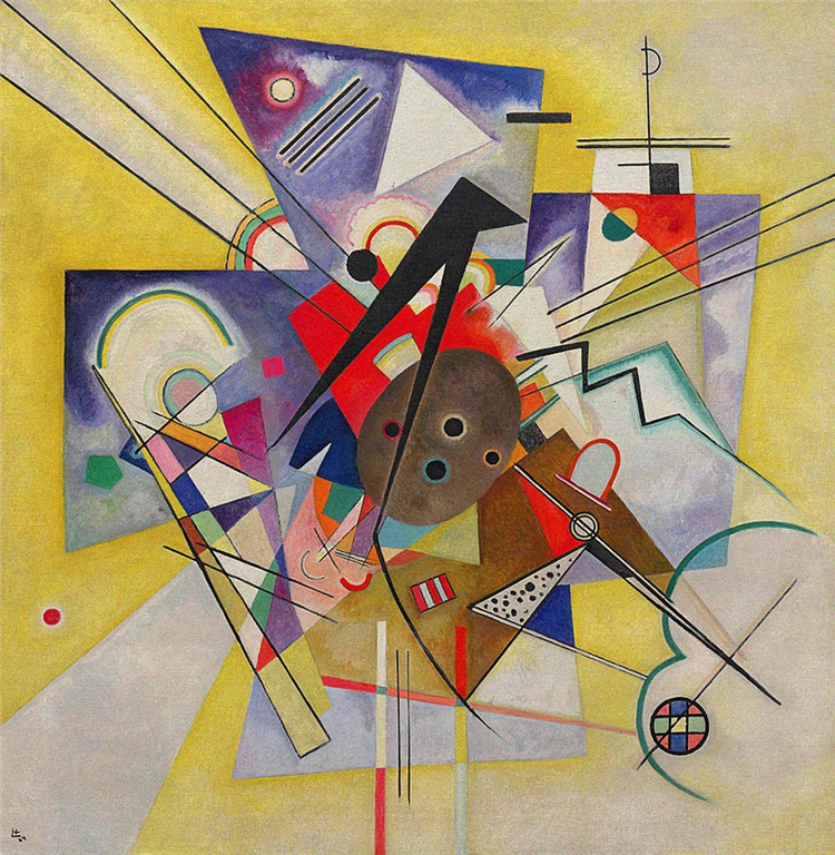 Yellow Accompaniment 192 Wassily Kandinsky Oil Painting